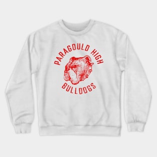 Paragould High Bulldogs (red) Crewneck Sweatshirt